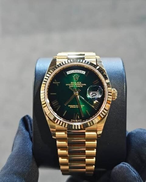 ROLEX DAY-DATE OYSTER GOLD GREEN