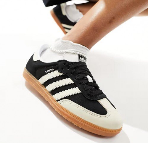 Adidass Samba Core Black Wonder White