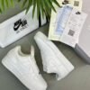 Nikee Airforce 1 Low WHITE SEMI UA With DUST BAG (FIX)