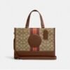 Coach Dempsey Carryall Signature Jacquard Bag With DoubleBox DustBag SlingBelt Bill
