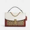 Coach Clane crossbody signature canvas bag with box dust Cover