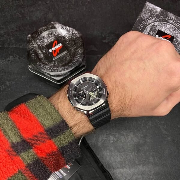 G SHOCK GM-2100 SILVER BLACK