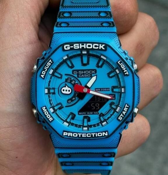 CASIO G SHOCK GM2100 MANGA EDITION BLUE