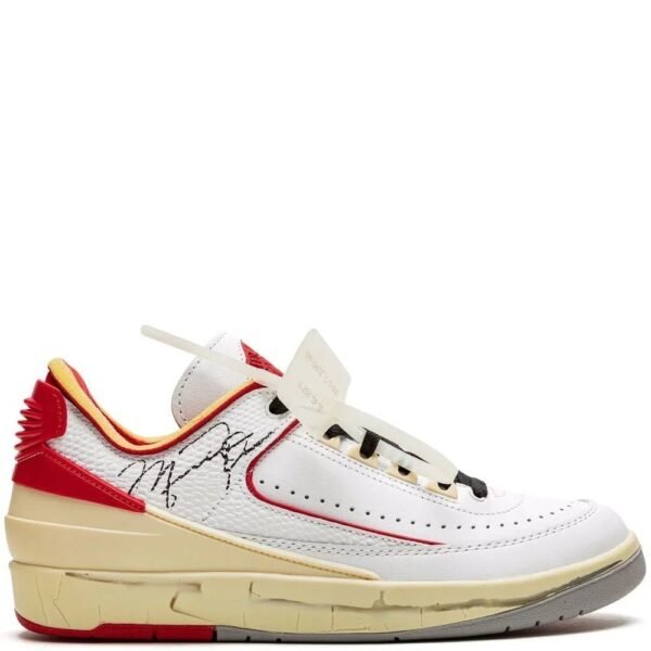 Jordan 2 low OFF WHITE X CHICAGO WHITE RED