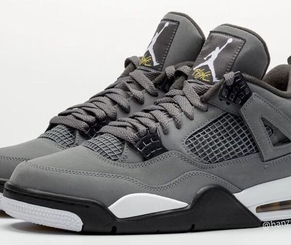 Branded Air Retro 4 Cool Grey For Boys
