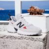 Branded NB MS574 Reflective White Blue