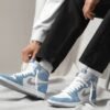 Branded Hyper Royal Retro 1 Sneakers High Ankle
