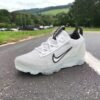 Branded Air Vapormax Flyknit White Black Metallic Silver For Mens