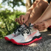 Branded Voyage Nitro Trail Running Shoes White Red Black