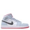 Jordan Retro 1 mid HALF BLUE POLKA DOT SWOOSH GS