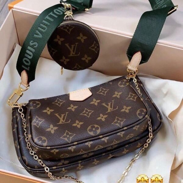LV POCHETE 3 IN 1 GREEN WITH BOX (LV-1166)