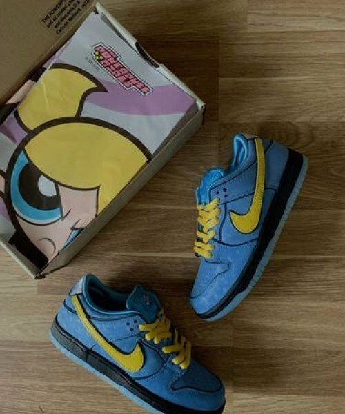 NIKEE SB DUNK LOW THE POWER PUFF BUBBLES