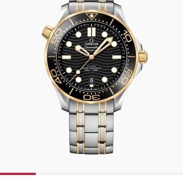 OMEGA SEAMASTER DIVER 300 GOLD SILVER