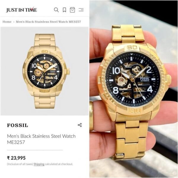 FOSSIL BRONSON GOLD