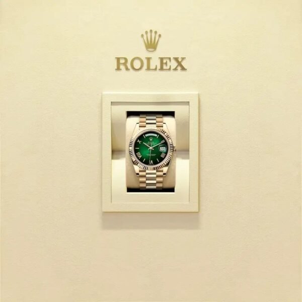 ROLEX DAY DATE GOLD DARK GREEN DAIL